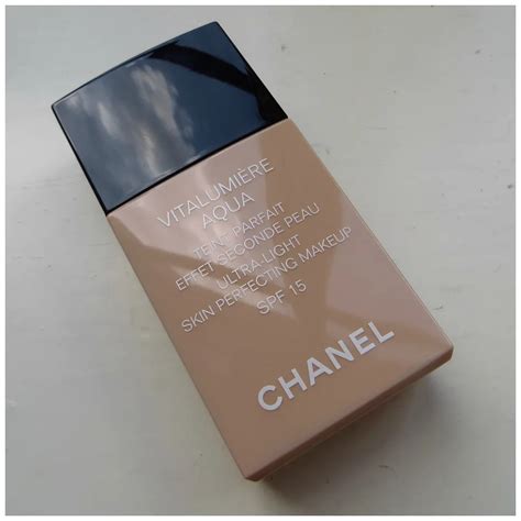 chanel vitalumiere aqua beige rosé review|vitalumière aqua ultralight foundation.